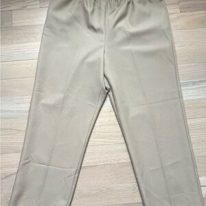 Alfred Dunner Light Beige Dress Pants